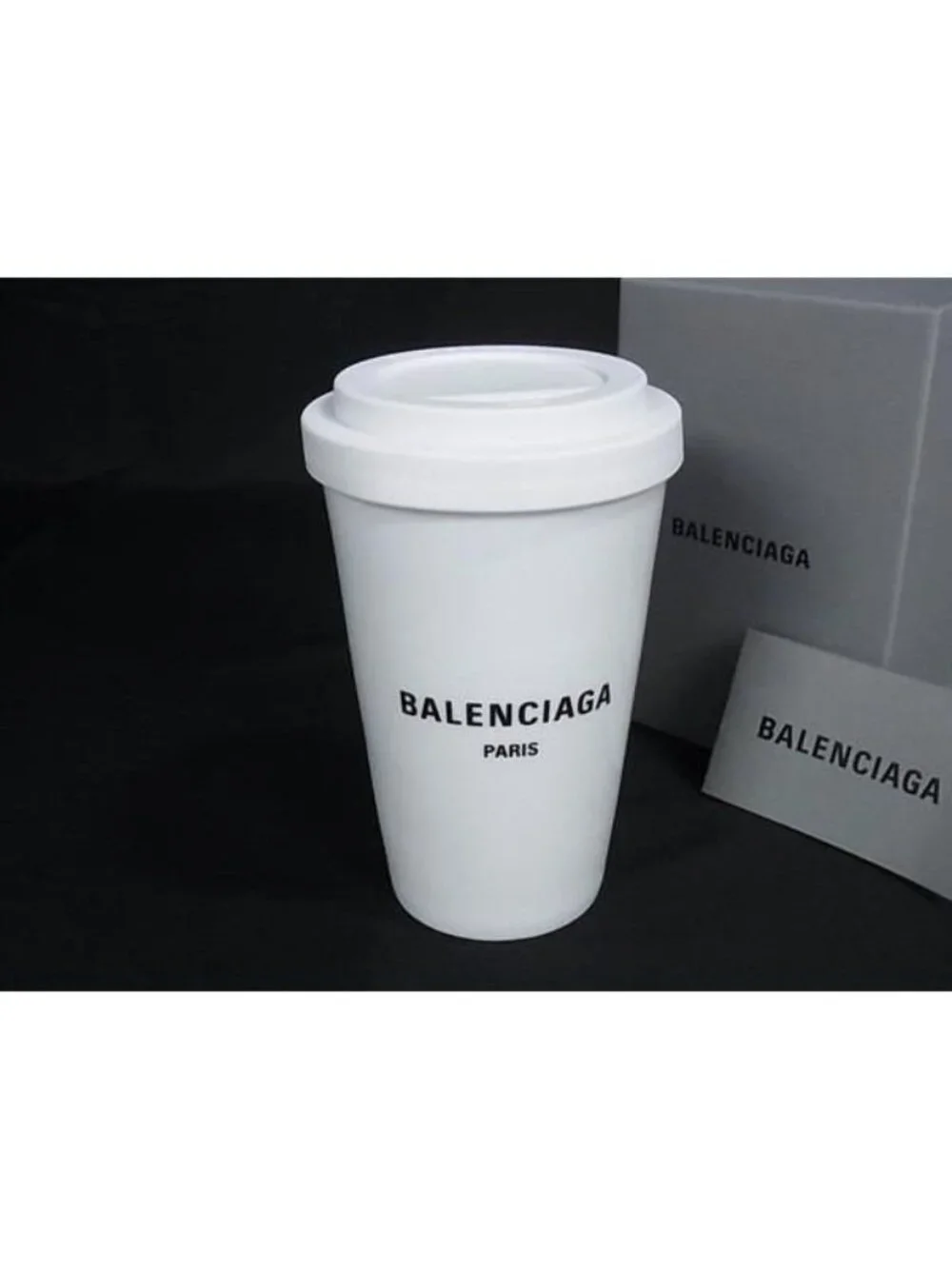 Balenciaga Cities Paris Tumbler Coffee Cup Tableware White